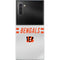 NFL Cincinnati Bengals White Striped Galaxy Note 10 Skin